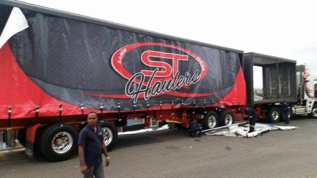 ST Hauliers trailer branding